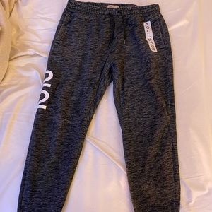 Grey Hollister jogger sweatpants